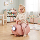 Toddler Push Car with Headlight and Music – Pink