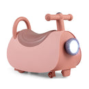 Toddler Push Car with Headlight and Music – Pink