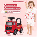 Mercedes-Benz Licensed Ride-On Fire Engine – Red