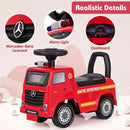 Mercedes-Benz Licensed Ride-On Fire Engine – Red