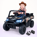 Baby Direct 12V Kids Ride on Car with Dual 50W Motors and Remote Control for Kids in Black