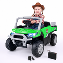 Baby Direct 12V Kids Ride on Car with Dual 50W Motors and Remote Control for Kids in Green