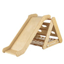 4-in-1 Triangle Climber with Reversible Ramp – Natural