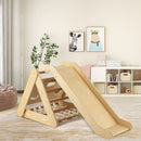 4-in-1 Triangle Climber with Reversible Ramp – Natural