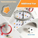 Triangle Climber with Play Tent and Drawing Board – Grey & White