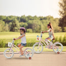 Kids First Bike with Basket and Training Wheels – TS10086PI-14
