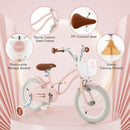 Kids First Bike with Basket and Training Wheels – TS10086PI-14