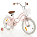Kids First Bike with Basket and Training Wheels – TS10086PI-16