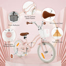 Kids First Bike with Basket and Training Wheels – TS10086PI-16