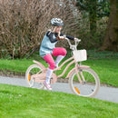 Kids First Bike with Basket and Training Wheels – TS10086PI-18