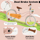 Kids First Bike with Basket and Training Wheels – TS10086PI-18