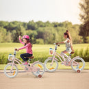 Kids First Bike with Basket and Training Wheels – TS10086PI-18