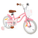 Kids First Bike with Basket and Training Wheels – TS10086RE-14