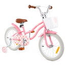 Kids First Bike with Basket and Training Wheels – TS10086RE-16