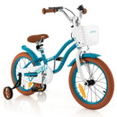 Kids First Bike with Basket and Training Wheels – TS10086TU-16