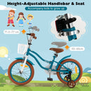 Kids First Bike with Basket and Training Wheels – TS10086TU-16