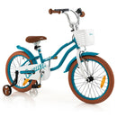 Kids First Bike with Basket and Training Wheels – TS10086TU-18