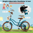 Kids First Bike with Basket and Training Wheels – TS10086TU-18