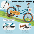 Kids First Bike with Basket and Training Wheels – TS10086TU-18