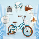 Kids First Bike with Basket and Training Wheels – TS10086TU-18