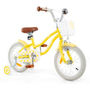 Kids First Bike with Basket and Training Wheels – TS10086YW-14