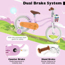 Kids First Bike with Basket and Training Wheels – TS10086ZS-14