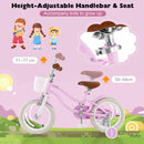 Kids First Bike with Basket and Training Wheels – TS10086ZS-14