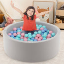 90cm Round Foam Ball Pit with 200 Balls – Pink – Pink