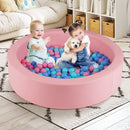 105cm Round Foam Ball Pit with 200 Balls – Pink