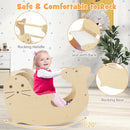 Sea Lion Wooden Climbing Arch and Rocker – Natural