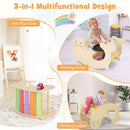 Sea Lion Wooden Climbing Arch and Rocker – Natural