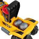 Ride-On Bulldozer with Sounds and Toy Stones – Yellow