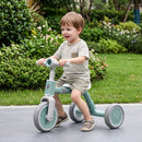 Convertible Kids Tricycle with Removable Pedals – Green