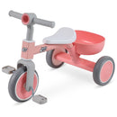 Convertible Kids Tricycle with Removable Pedals – Pink