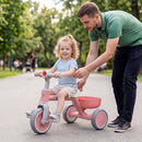 Convertible Kids Tricycle with Removable Pedals – Pink