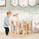 Wooden Climbing Arch with Cushion and Storage Bin – Natural