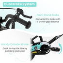 Black Kids Bike with Adjustable Seat and Training Wheels – Black / 14 inches