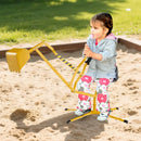 Kids Cross-Base Sand Digger with Swivel Seat – Yellow