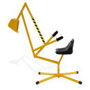 Kids Cross-Base Sand Digger with Swivel Seat – Yellow