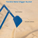 Kids Four-Wheel Sand Digger with Swivel Seat – Blue