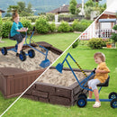 Kids Four-Wheel Sand Digger with Swivel Seat – Blue