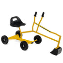 Kids Wheeled Sand Digger with Swivel Seat – Yellow