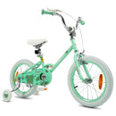 Kids Training Bike with Adjustable Handlebar and Seat – Green / 16 inches