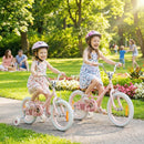 Kids Training Bike with Adjustable Handlebar and Seat – Pink / 16 inches