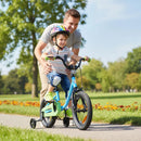 Kids Bicycle with Removable Training Wheels – Blue / 14 inches