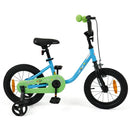 Kids Bicycle with Removable Training Wheels – Blue / 14 inches