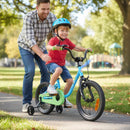 Kids Bicycle with Removable Training Wheels – Blue / 16 inches