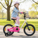 Kids Bicycle with Removable Training Wheels – Pink / 14 inches