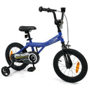 Kids Training Bicycle with Adjustable Saddle – Navy / 14 inches