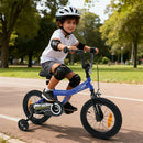 Kids Training Bicycle with Adjustable Saddle – Navy / 16 inches
